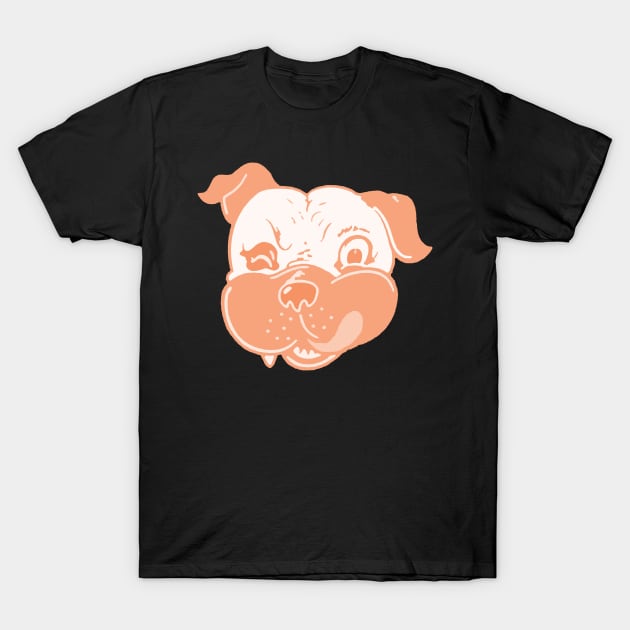 American Bulldog ORANGEWAVE T-Shirt by CharlieCreator